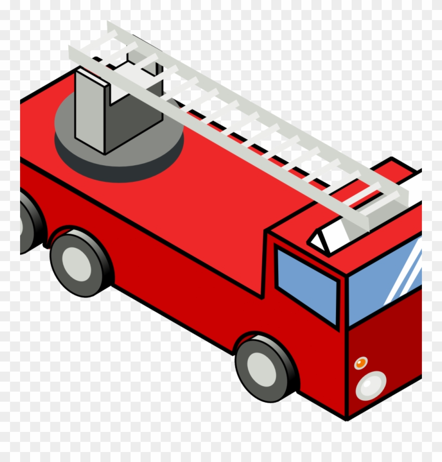 Fire Truck Clip Art - Png Download