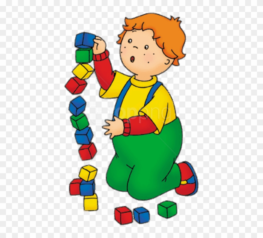 Free Png Download Caillou's Friend Leo Playing With - Caillou Leo Png Clipart