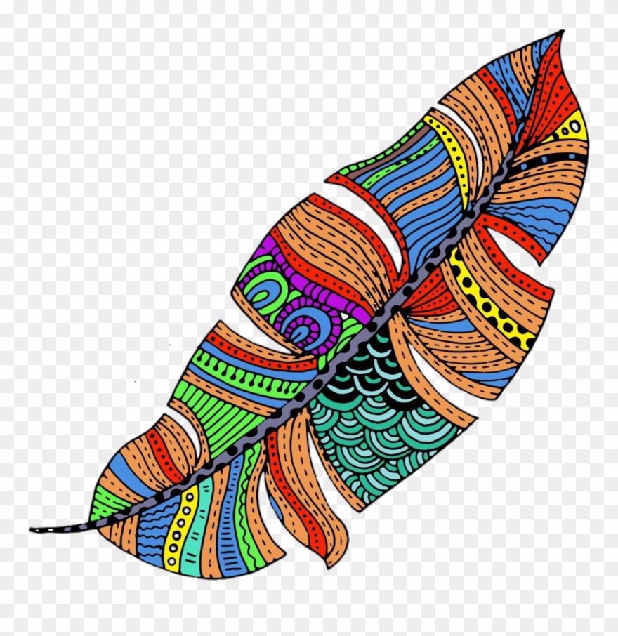 Feather Sticker Clipart