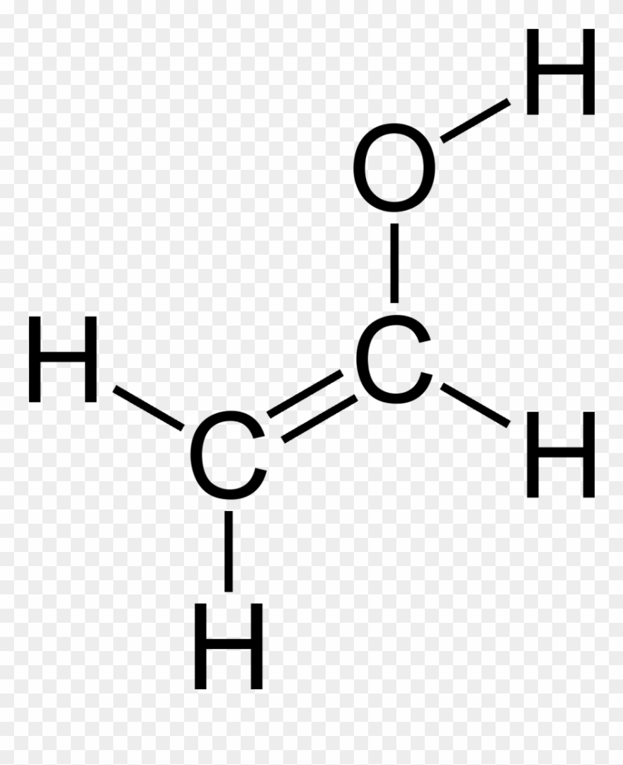 Natural Gas Chemical Structure , Png Download - Vinyl Alcohol Clipart