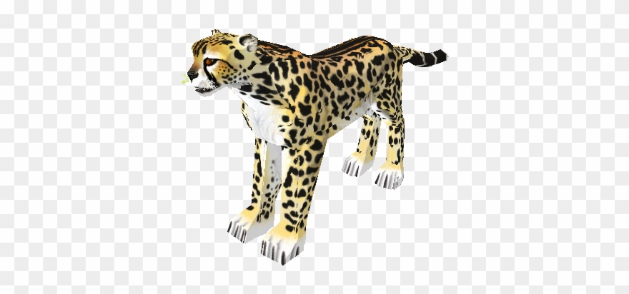 Jaguar Transparent Zoo Tycoon - Cheetah Clipart
