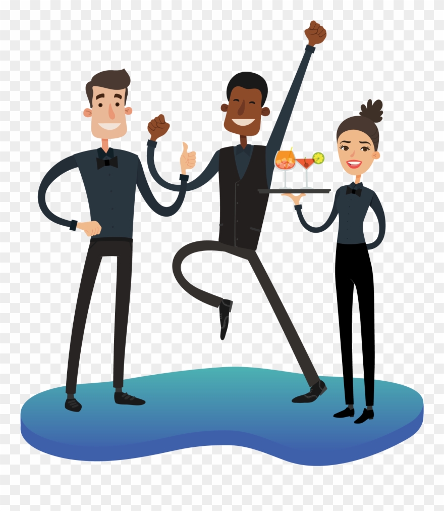 London's Favourite Hospitality Staff Supplier - Cartoon Clipart