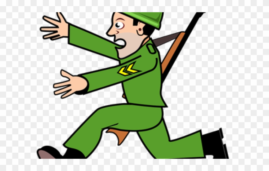 Soldiers Clipart Battle - Soldiers Retreating Clipart - Png Download