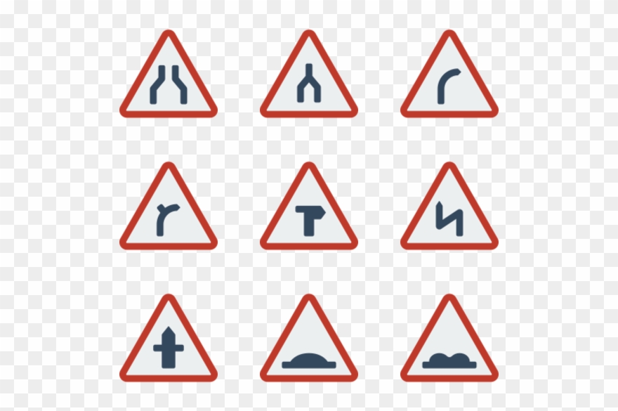 Uk Road Signs - Trafik Işaretleri Ve Anlamları Clipart