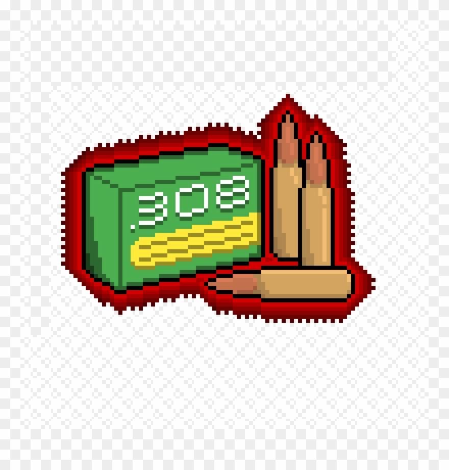 308 Ammo Package - Illustration Clipart