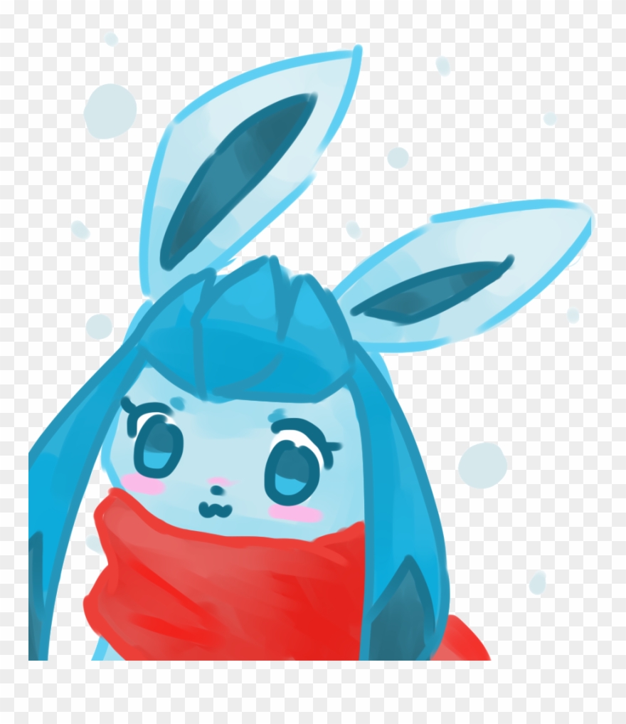 Fvsvsfdvsacavdvsdv - Glaceon With A Scarf Clipart