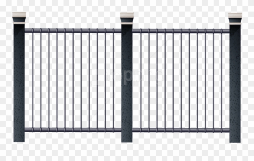 Free Png Download Fence Transparent Clipart Png Photo - Metal Fence Transparent Png