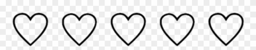 #heart #hearts #aesthetic #icon #overlay #background - Transparent Divider Heart Clipart