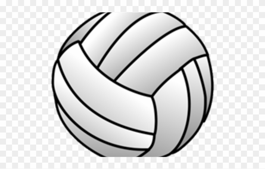 Volleyball Vector Art - Cartoon Volleyball Ball Clipart