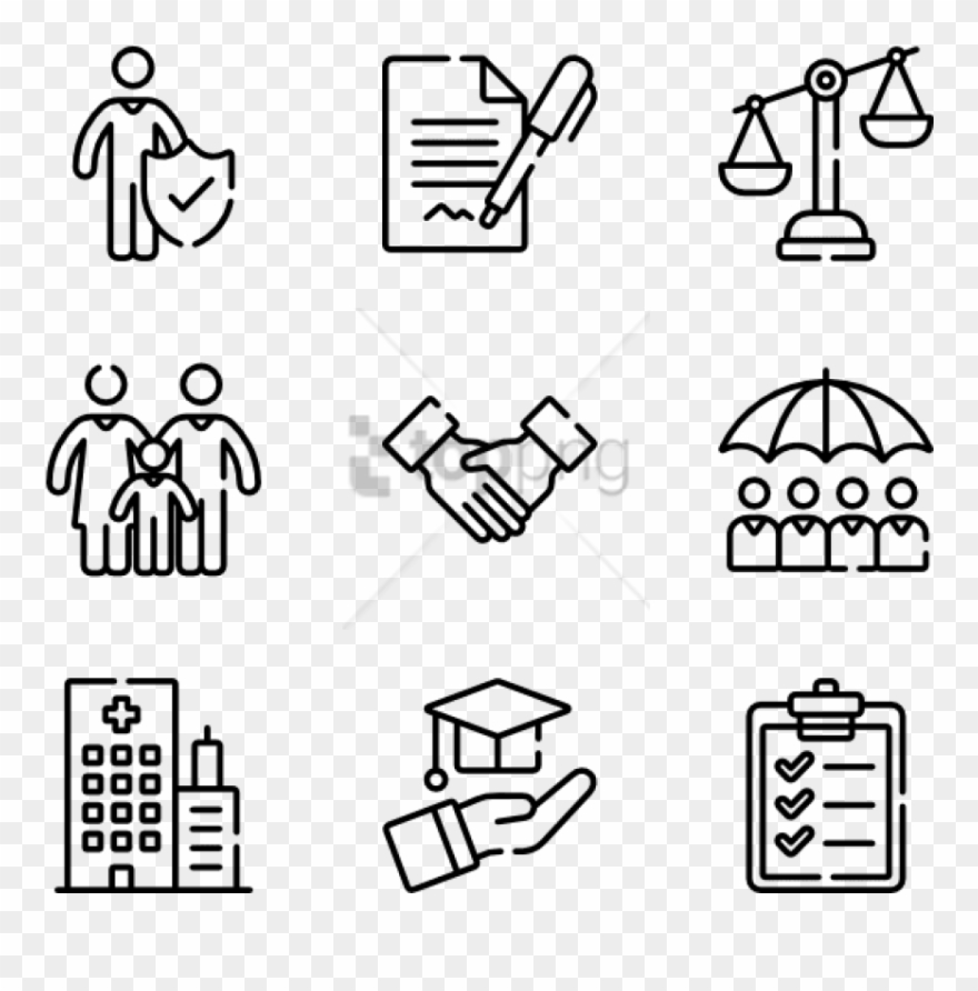 Free Png Insurance Icons - Back To School Icon Clipart