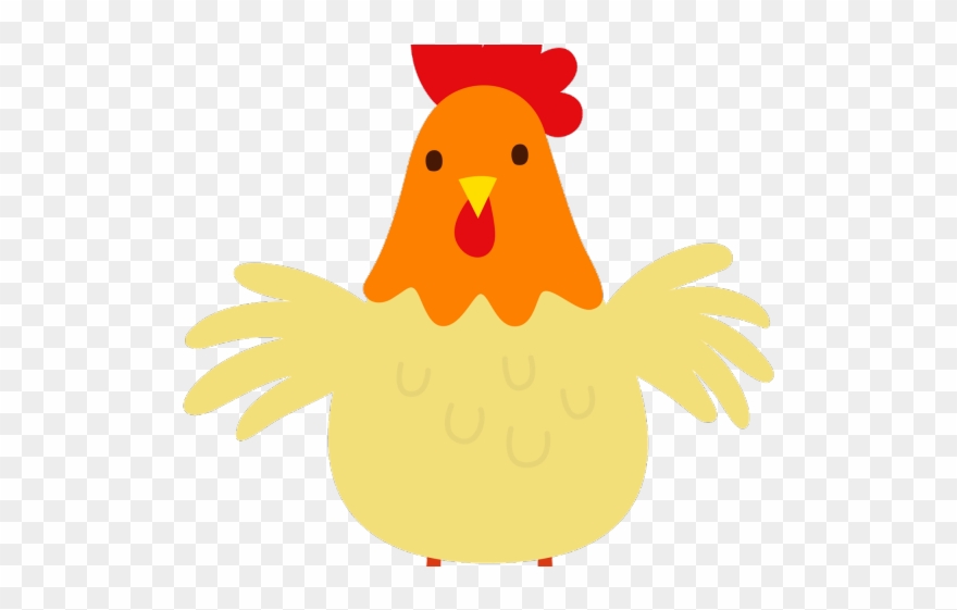 England Flag Clipart Chicken - Farm Animal Chicken Clipart - Png Download