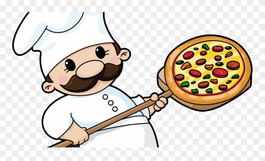 Chef Pizza Cartoon Png Clipart