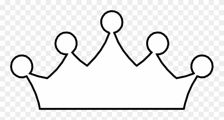 The Crown Is The Symbol That Jesus In King - Outline Of A Kings Crown Clipart