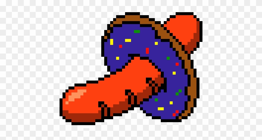 Sausage Donut Isolated - Sausage In A Donut Clipart