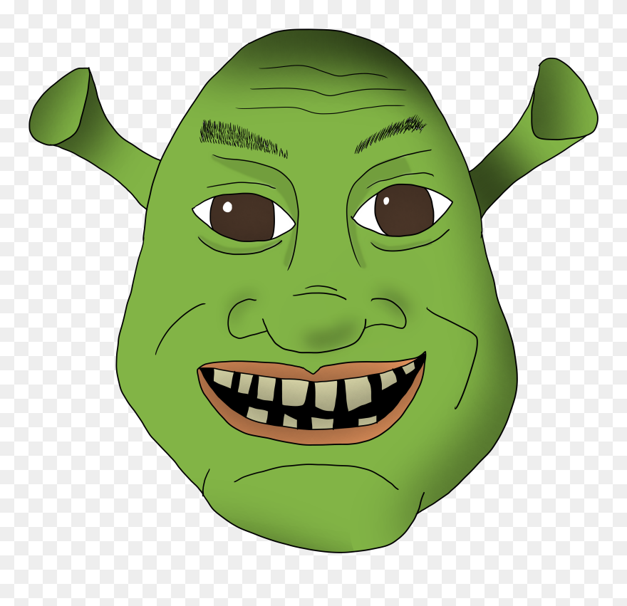 Ogre Face By Teddybear Clipart