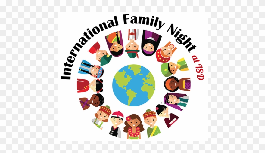 International School At Dundee Cookbook - Multicultural Clipart - Png Download