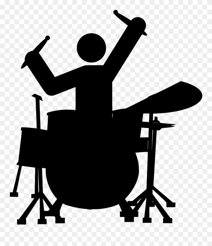 Download Png - Girl Drummer Clip Art Transparent Png