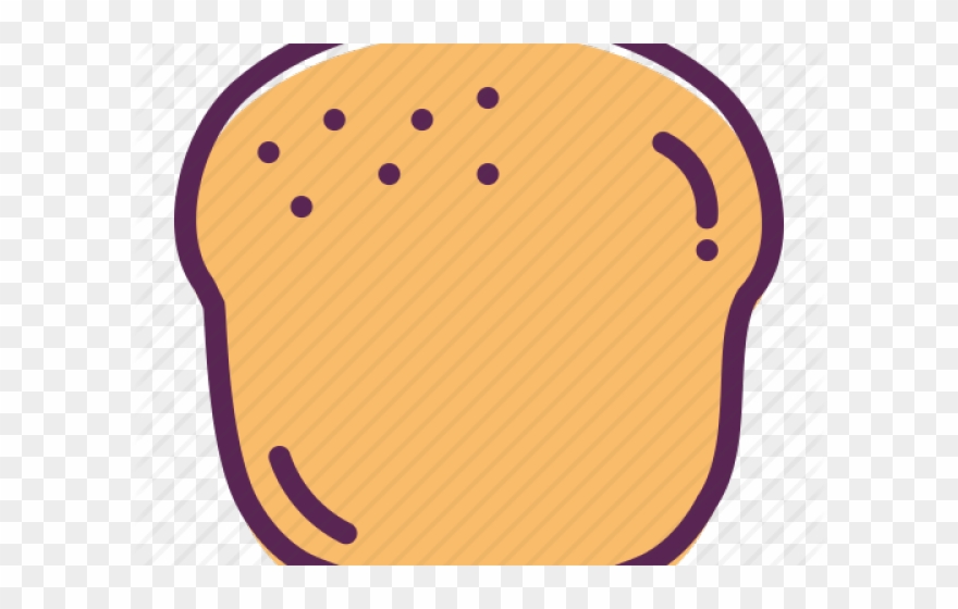 Oval Clipart Bread - Illustration - Png Download