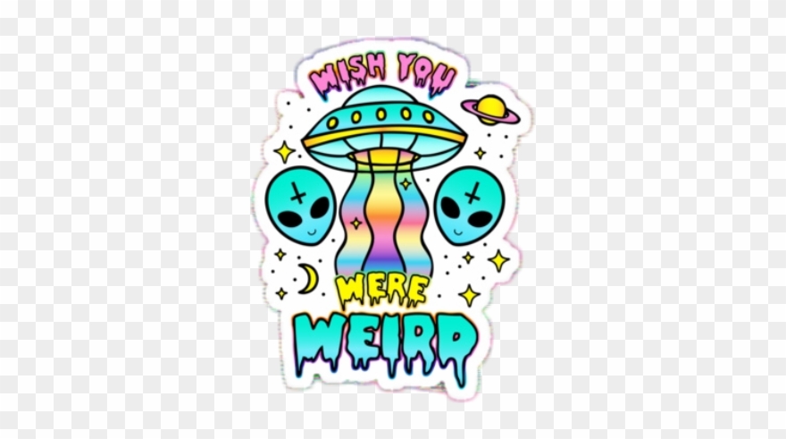 #the Truth - Wish You Were Weird Shirt Clipart
