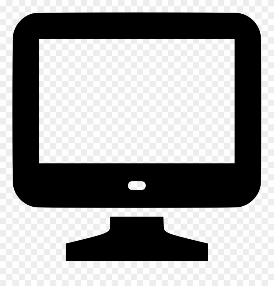 Monitor Mac Png Transparent Background - Transparent Pc Icon Clipart