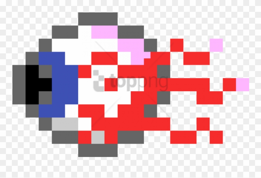 Demon Eye Png - Terraria Pixel Art Minecraft Clipart