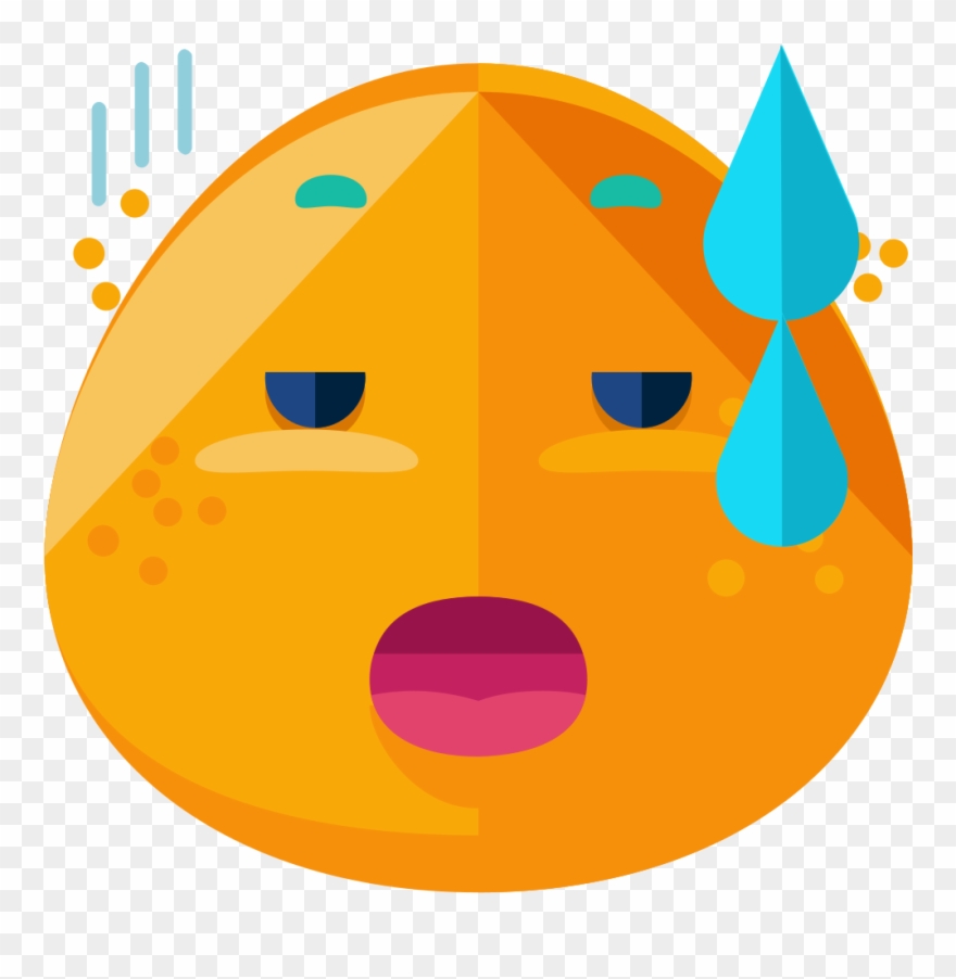 Imgly Sticker Emoticons Tired - Icono Cansado Clipart
