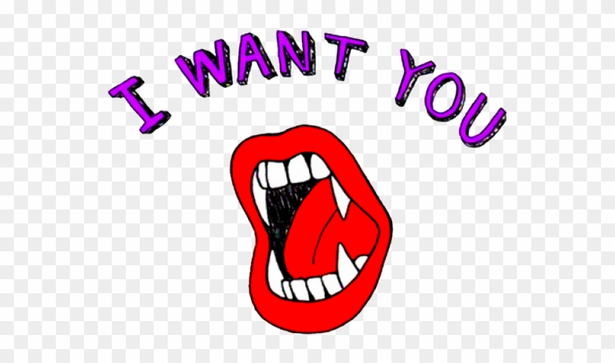 Fangs Clipart Tumblr Transparent - Png Download