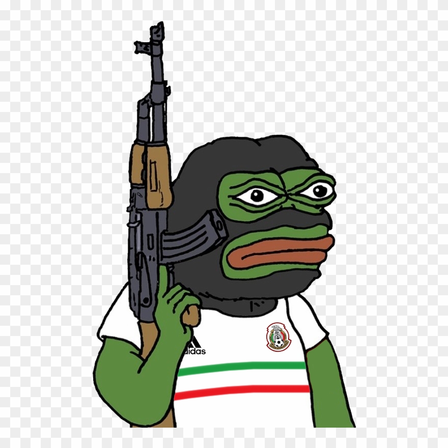 #pepe #meme #rarepepe #terrorist #football - Im With Her Pepe Clipart