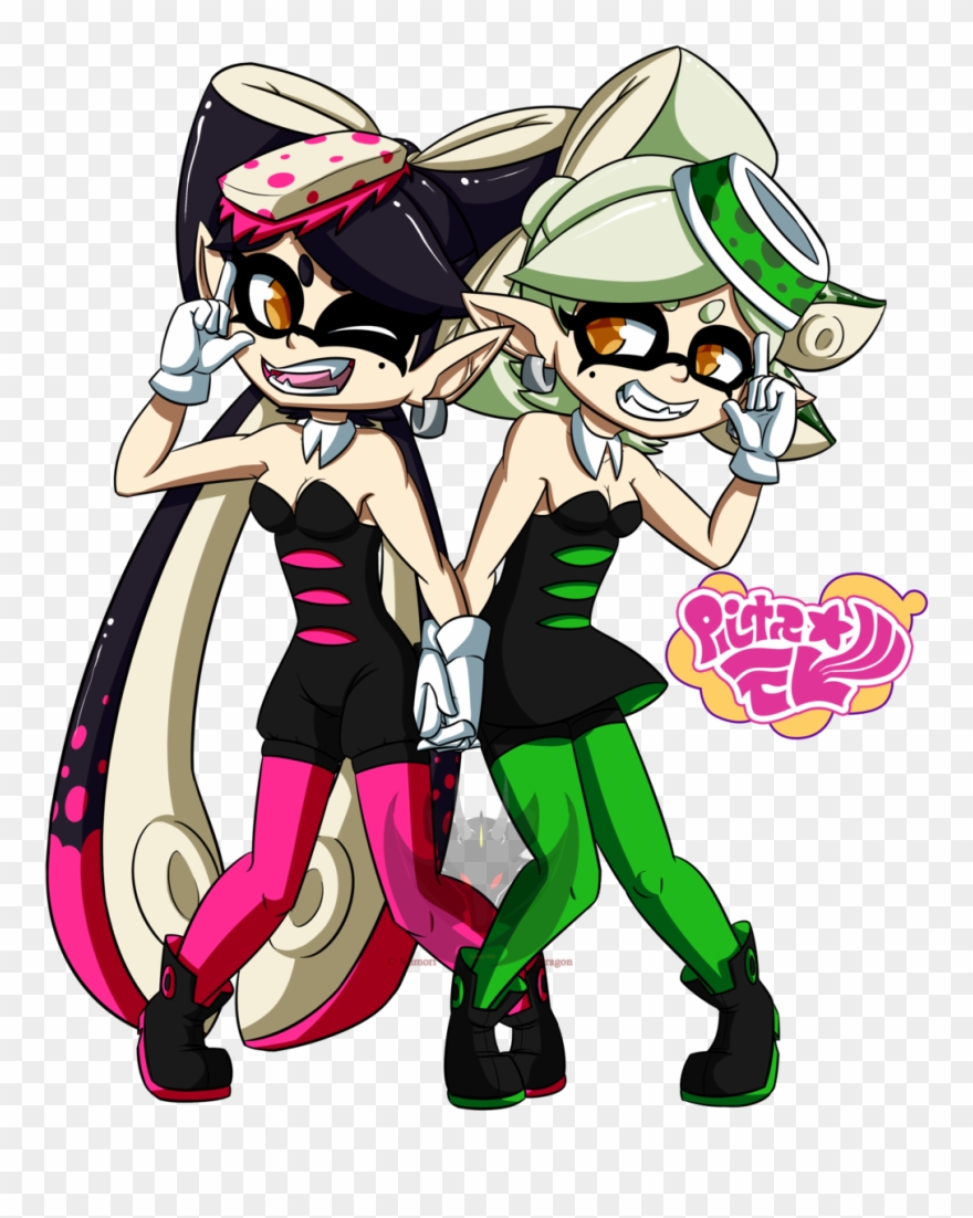 Splatoon Sisters By - Splatoon Manga Squid Sisters Clipart