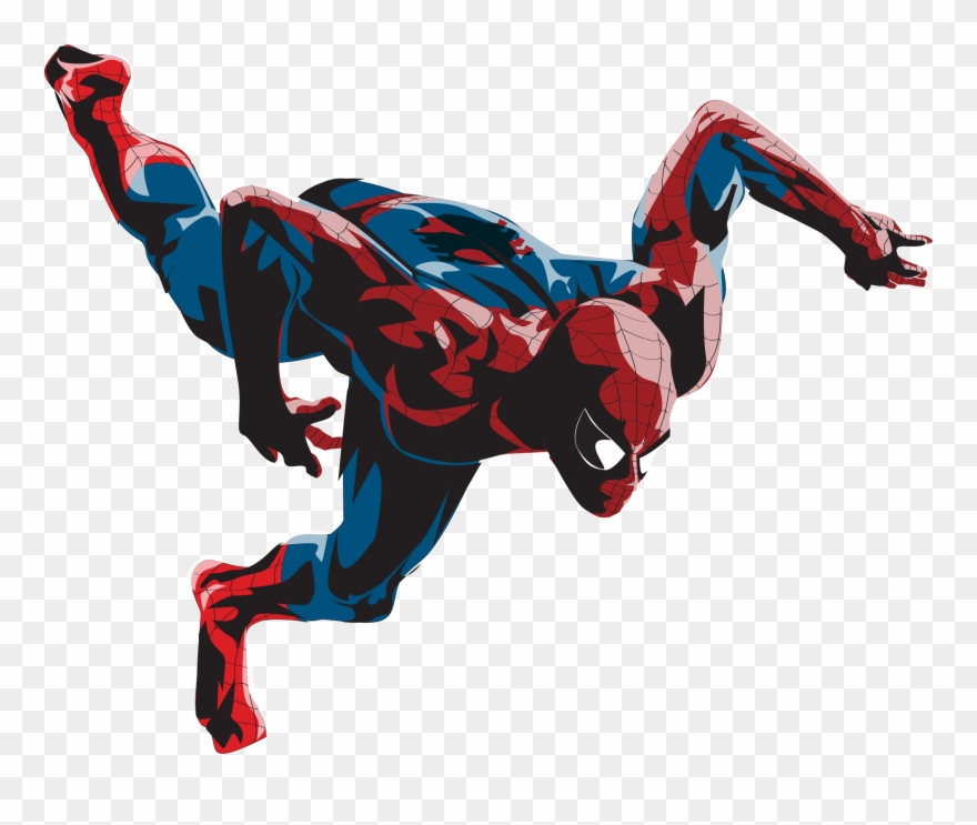 Share This Article - Spider Man Throwing Web Vetor Clipart
