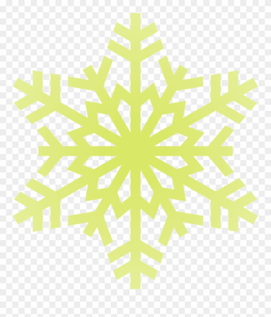 White Snowflake Clipart Transparent Background - Png Download