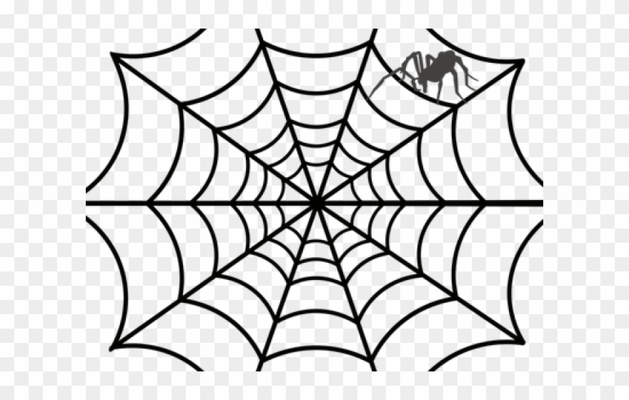 Drawn Spider Web Wallpaper - Spider Web Design Drawing Clipart