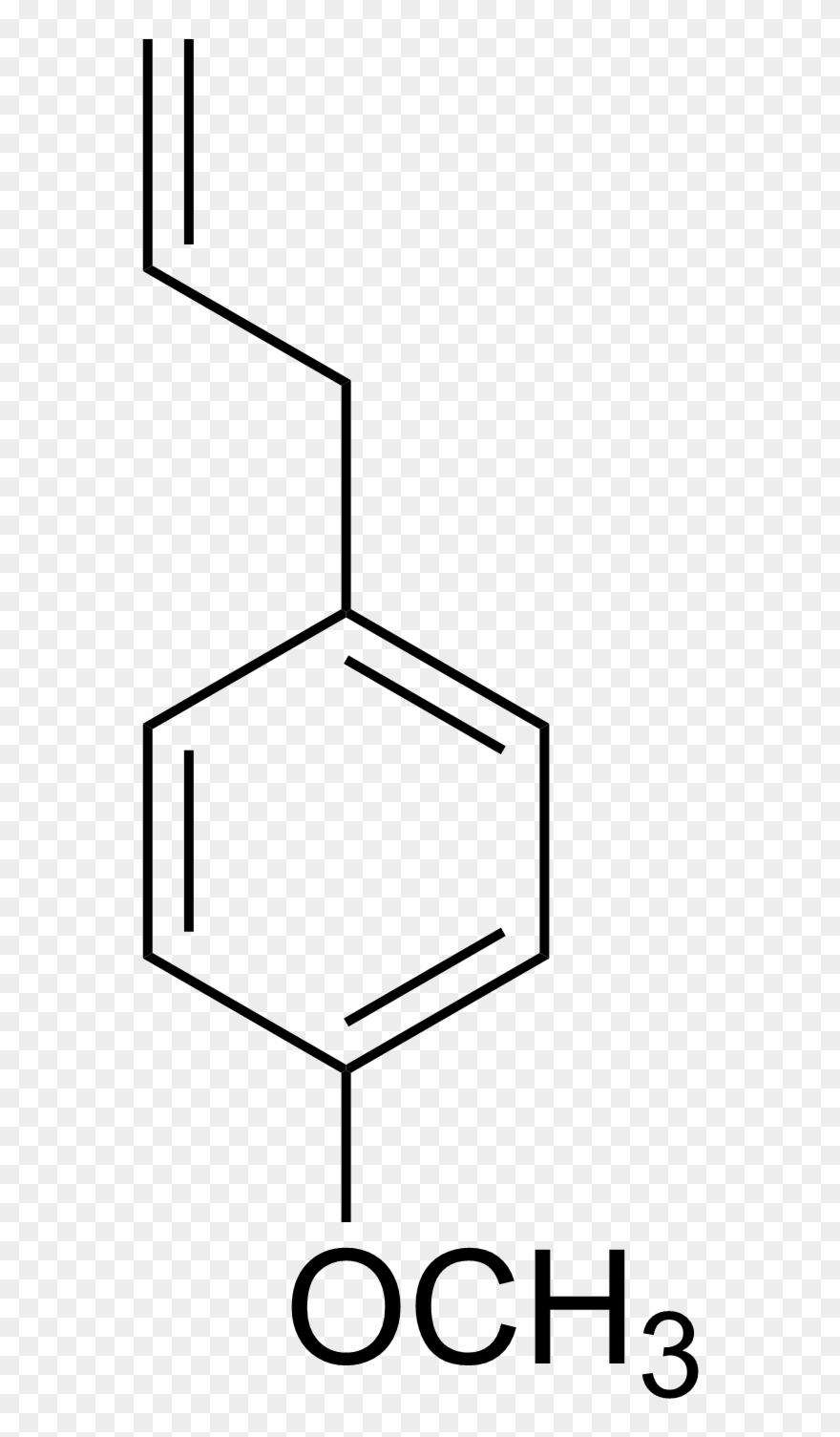File - Estragole - 4 Methoxyphenylacetone Clipart