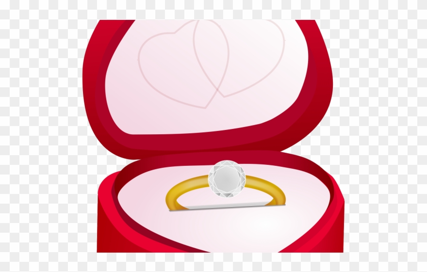 Color Clipart Engagement Ring - Ring - Png Download