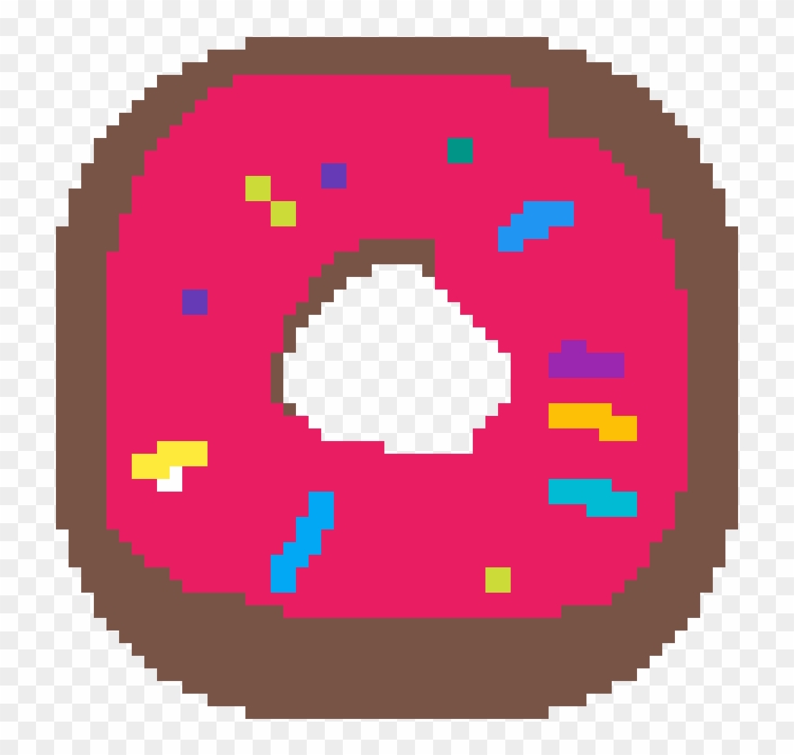 Pixel Donut - Facile Pixel Art Pokemon Clipart