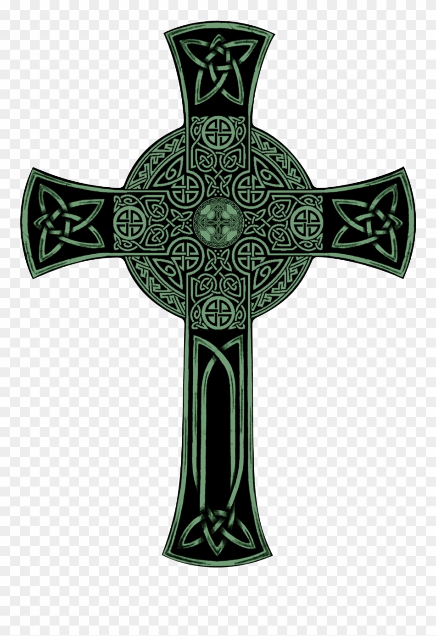 Celtic Armor Tattoo With Maltese Cross - Celtic Catholic Cross Clipart