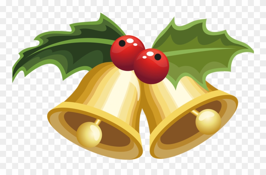 Christmas Bells With Mistletoe Png Clipart Image Gallery - Christmas Mistletoe Clipart Transparent Png