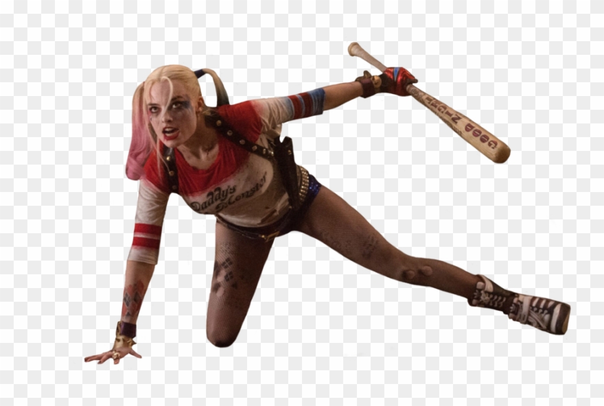 Harley Quinn Bat Png - Harley Quinn Margot Robbie Png Clipart