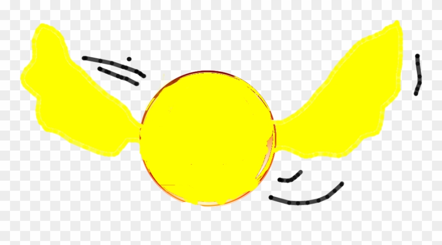 Golden Snitch - Orange Ball - Circle Clipart