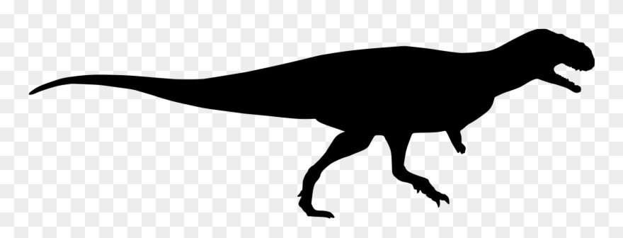 File - Eoabelisaurus Silhouette - Svg - Dinosaur Pics - Dinosaurs Black And White Png Clipart