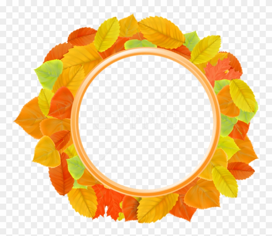 Free Png Download Autumn Leaves Frame Clipart Png Photo - Autumn Leaves Frame Clipart Transparent Png
