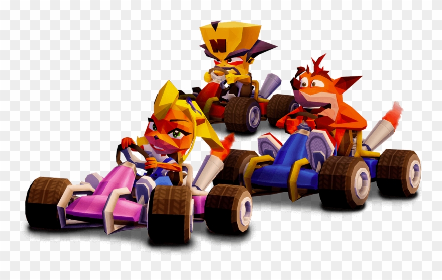Crash Racer Trio - Toy Vehicle Clipart