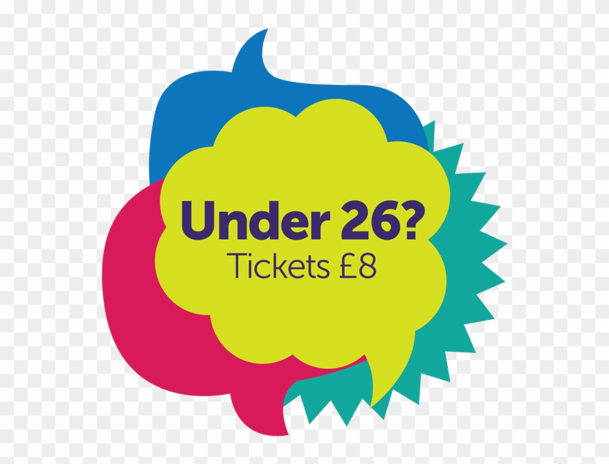Queen's Theatre Hornchurch's Under 26s £8 Ticket Scheme - Shopping Special Offer Stickers Clipart