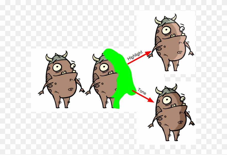 Clip Art Royalty Free Library Drawing Shadow Tone - Toon Boom Harmony Shadow - Png Download