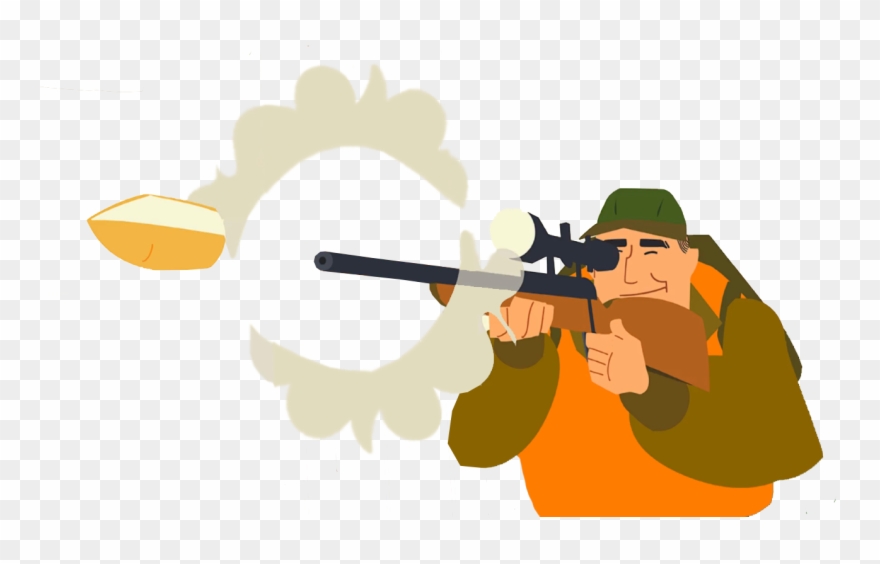 Handgun Pistol Revolver - Cartoon Clipart