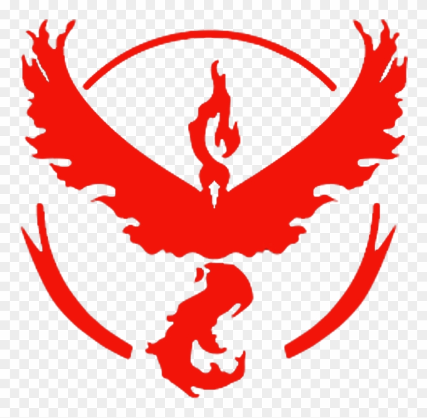 Team Valor Hoodie - Pokemon Go Red Team Clipart