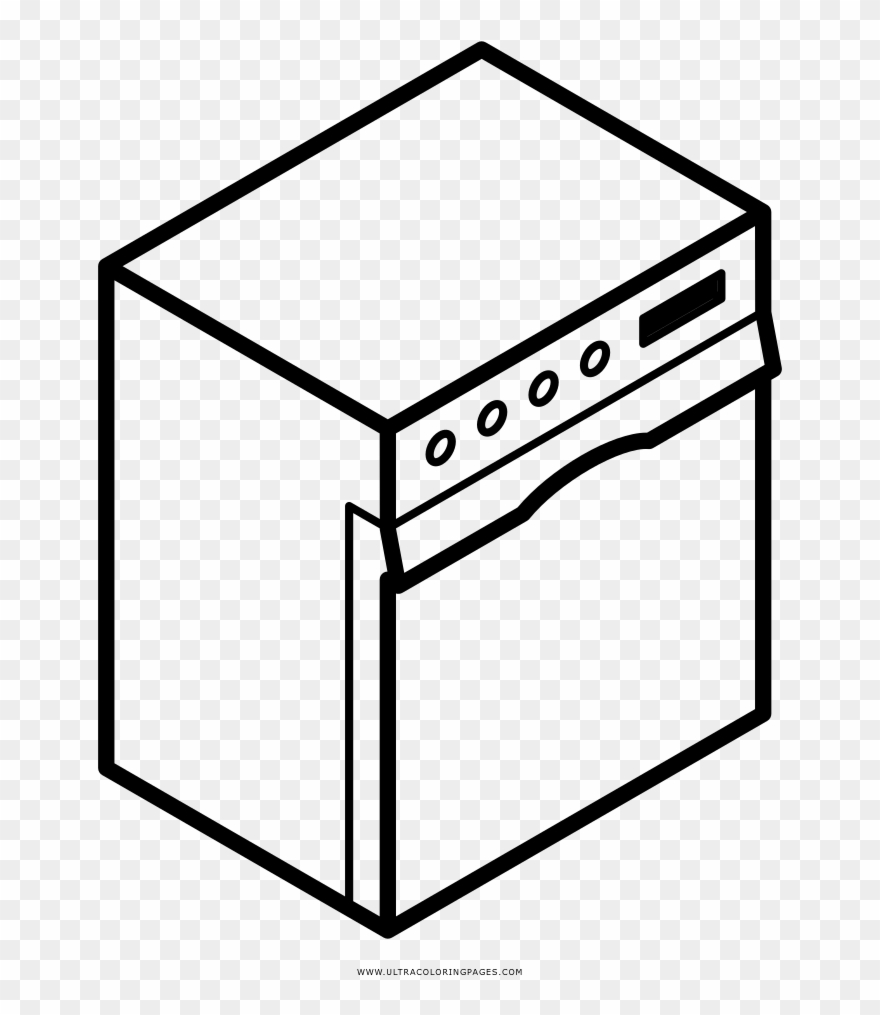 Dishwasher Coloring Page - Quadrant Tile Trim Internal Corner Clipart