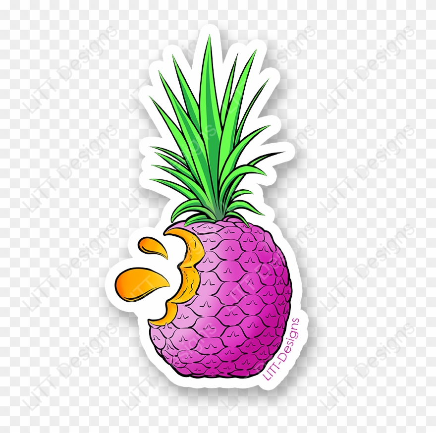 Pineapple Sticker Clipart