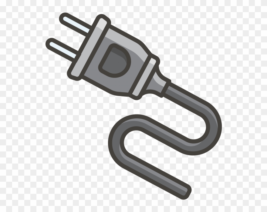 Electric Plug Emoji Icon - Enchufe Electrico Png Clipart