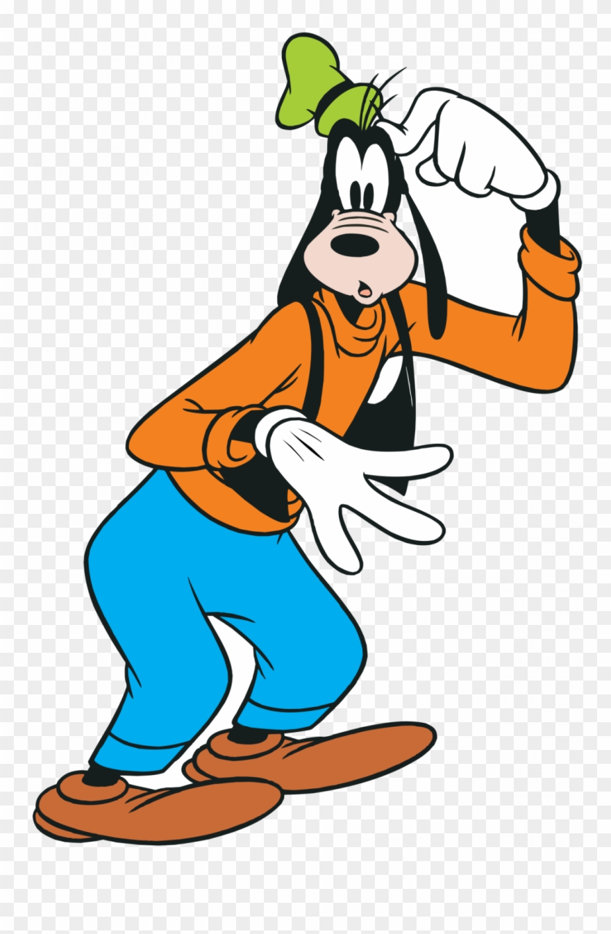 Cartoon Characters Arguing As Robots Blue Hair Painting - Goofy Mickey Mouse Clipart